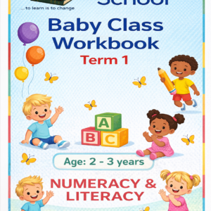 baby class workbook cover page + age